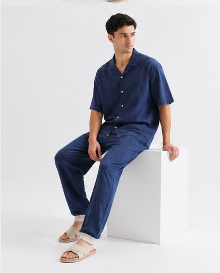 Relaxed Fit Trouser – Navy Blue