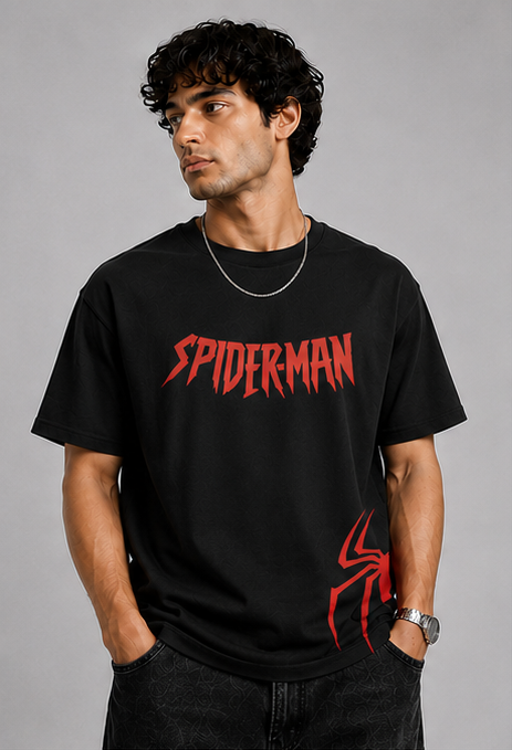 NEXORA — Red Spider Graphic T-Shirt