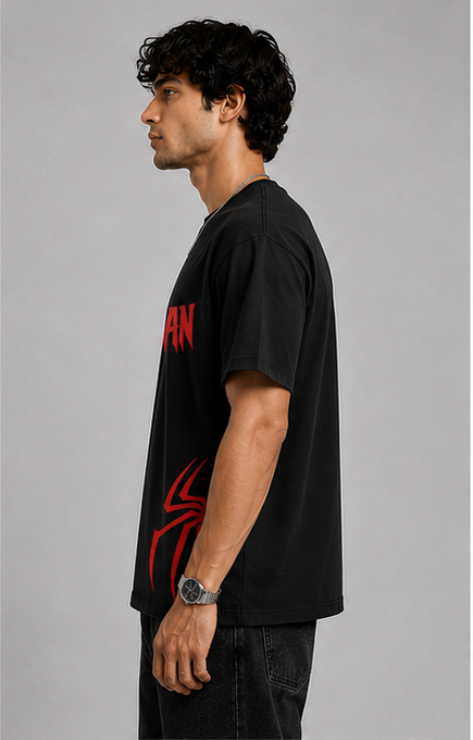 NEXORA — Red Spider Graphic T-Shirt