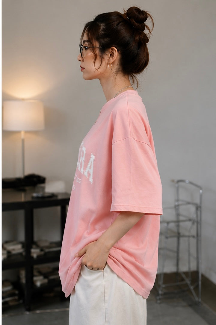 NEXORA Pink Oversized Tee