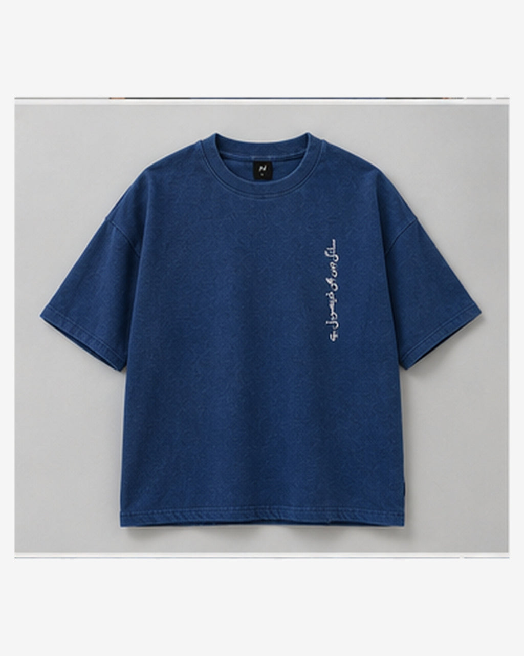 NEXORA Blue Urdu Oversized T-Shirt