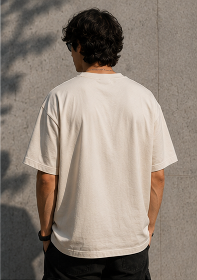NEXORA Abstract Brush Oversized T-Shirt